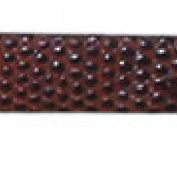 TOQUILLA DE PIEL EXOTICA MARRON OSCURO-TR01015