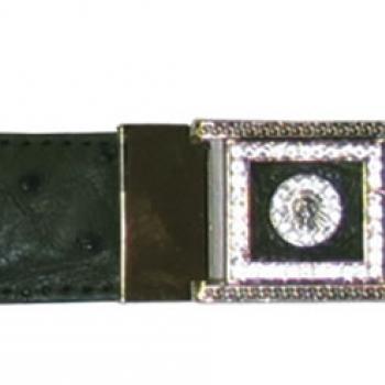 CINTO ORIGINAL CON HERRAJE COLOR VERDE-HO04524