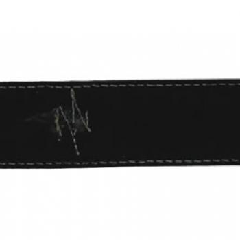 CINTO DE HERRAJE CON PIEDRA CLARA NEGRO - PLATEADO-PL03522