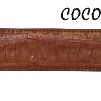 CINTO VAQUERO EXOTICO ORIGINAL COGNAC COCODRILO-VO03829