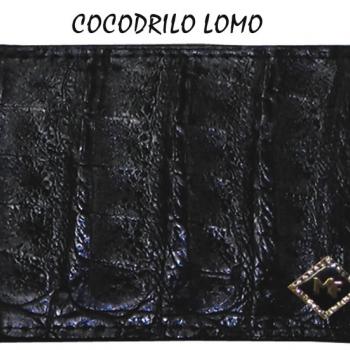 CARTERA ORIGINAL COCODRILO LOMO NEGRO-CO02810
