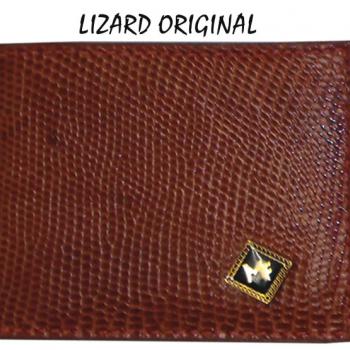 CARTERAS DE LIZARD ORIGINAL MIEL-CP02516