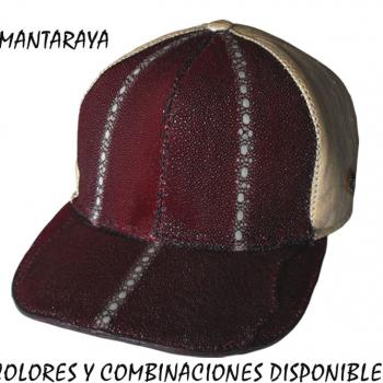 GORRAS DE PIEL EXOTICA MANTARRAYA-GM08084
