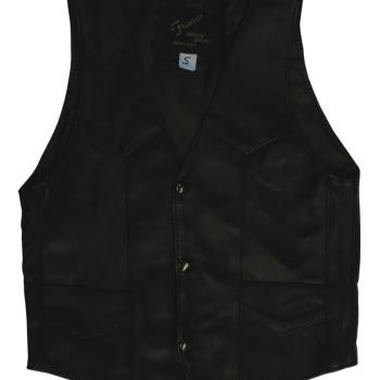 CHALECOS PIEL BORREGA MARBORO ORIGINAL NEGRO-CH05062