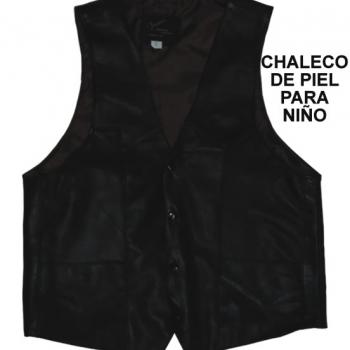 CHALECO PIEL BORREGO ORIGINAL NEGRO-CH04067