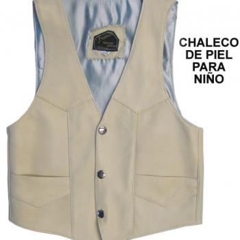 CHALECO PIEL BORREGO ORIGINAL HUESO-CH04068