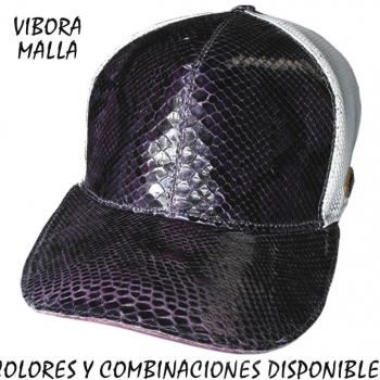 GORRAS DE PIEL EXOTICA VIBORA-GV04085