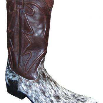 BOTAS ZAPATO PIEL PELO VACA-BO08558
