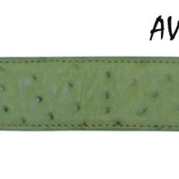 CINTO VAQUERO EXOTICO ORIGINAL PISTACHE AVESTRUZ-VO03833