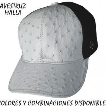 GORRAS DE PIEL EXOTICA AVESTRUZ-GC05088