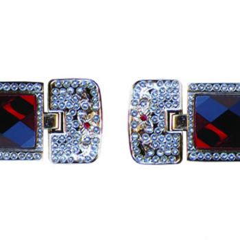 FINE HARDWARE SET FOR BELT  Herraje Fino Para Cinto