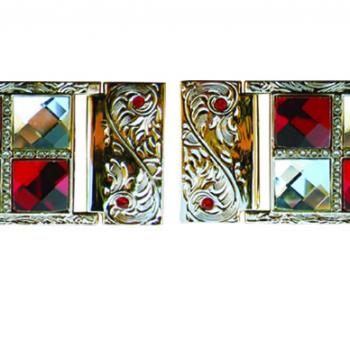 FINE HARDWARE SET FOR BELT  Herraje Fino Para Cinto