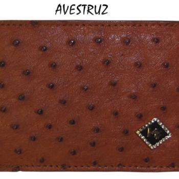 CARTERA ORIGINAL AVESTRUZ COGNAC-CO02802