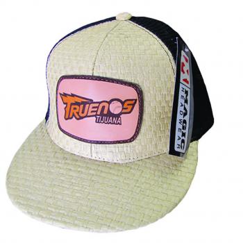 GORRA PALMA COM MAYA NEGRA LOGO TOROS DE TIJUANA. Cap palm with maya black color logo of bulls of Tijuan