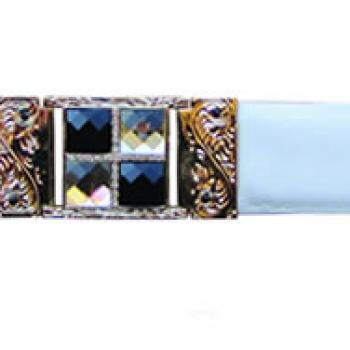 CINTO ADULTO VENADO BLANCO 4 PIEDRAS Adult belt deer white color 4 stons