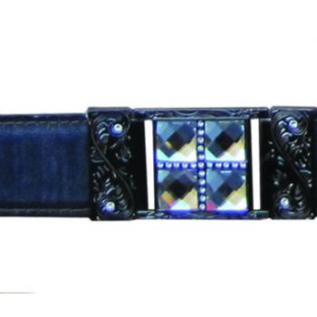 CINTO ADULTO RASPADO LEVIS NEGRO 4 PIEDRAS  Adult belt black levis 4 stones