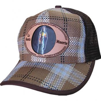 Gorra cuadros con maya cafes Muerte