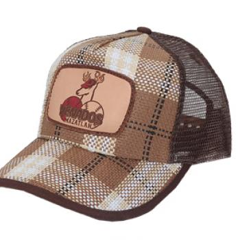 Gorra cuadros con maya cafe Venados