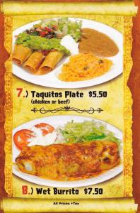 Taquitos Plate